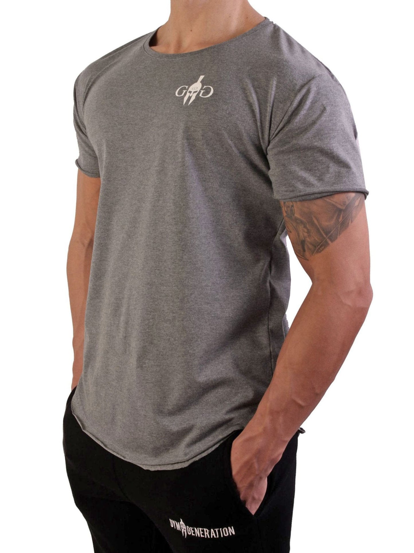 Stylisches Herren Sport T-Shirt in Storm Grau – optimal für Gym, Laufen und alltäglichen Komfort
