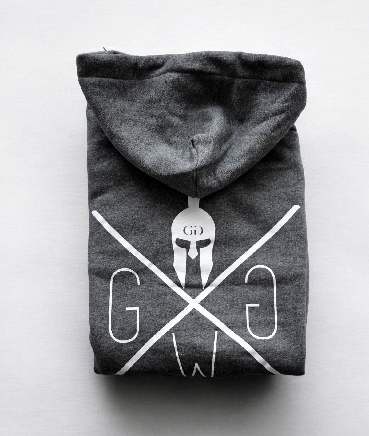 Ärmelloser Herren Gym Hoodie in Grau von Gym Generation für maximale Bewegungsfreiheit
