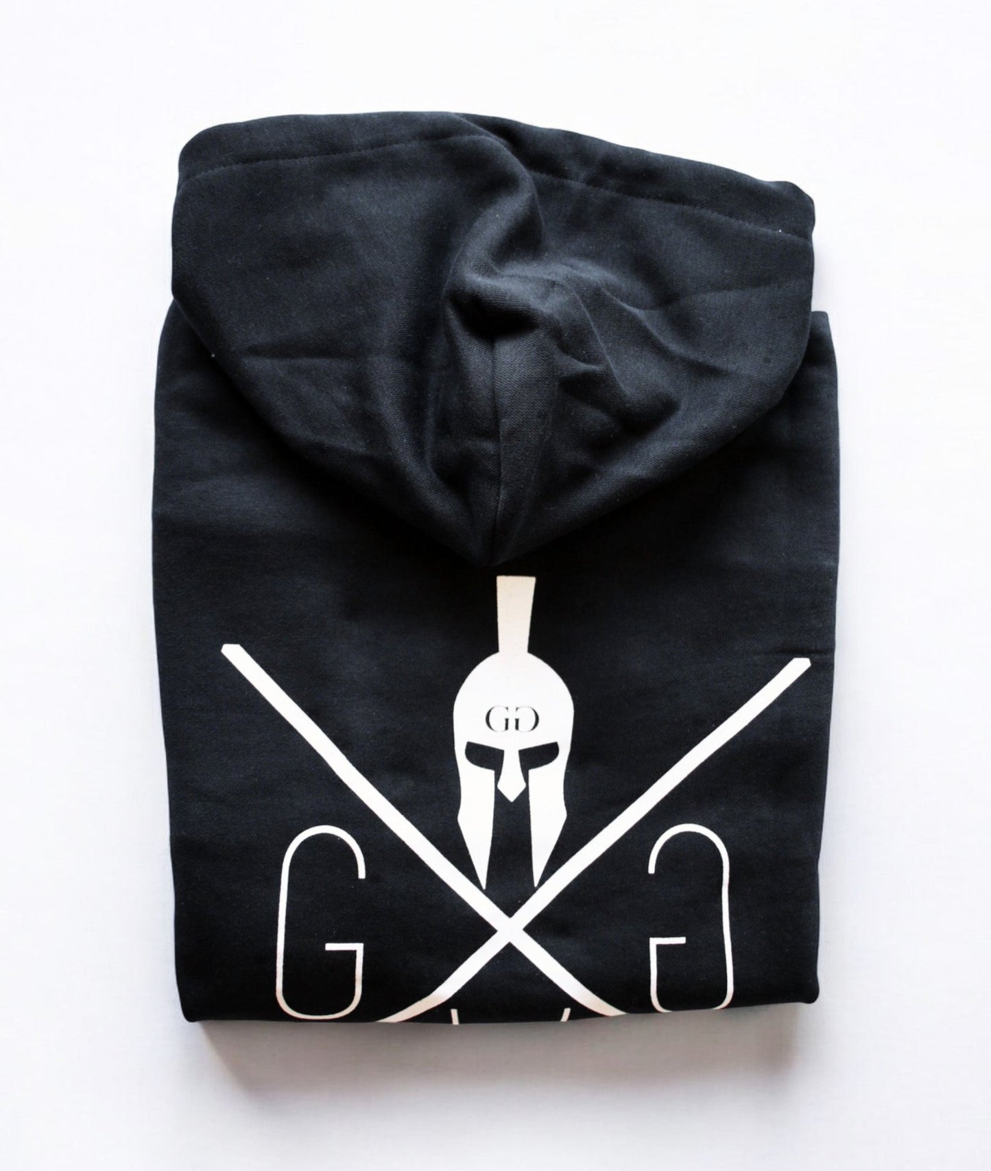 Sleeveless Hoodie "Gym Warriors" - Black