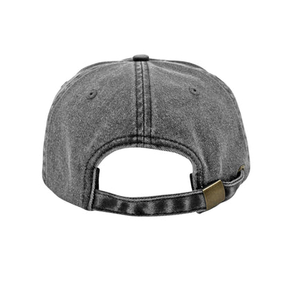 Stonewashed Cap "California" - Grau