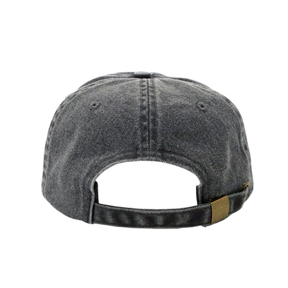 Stonewashed Cap "California" - Anthrazit