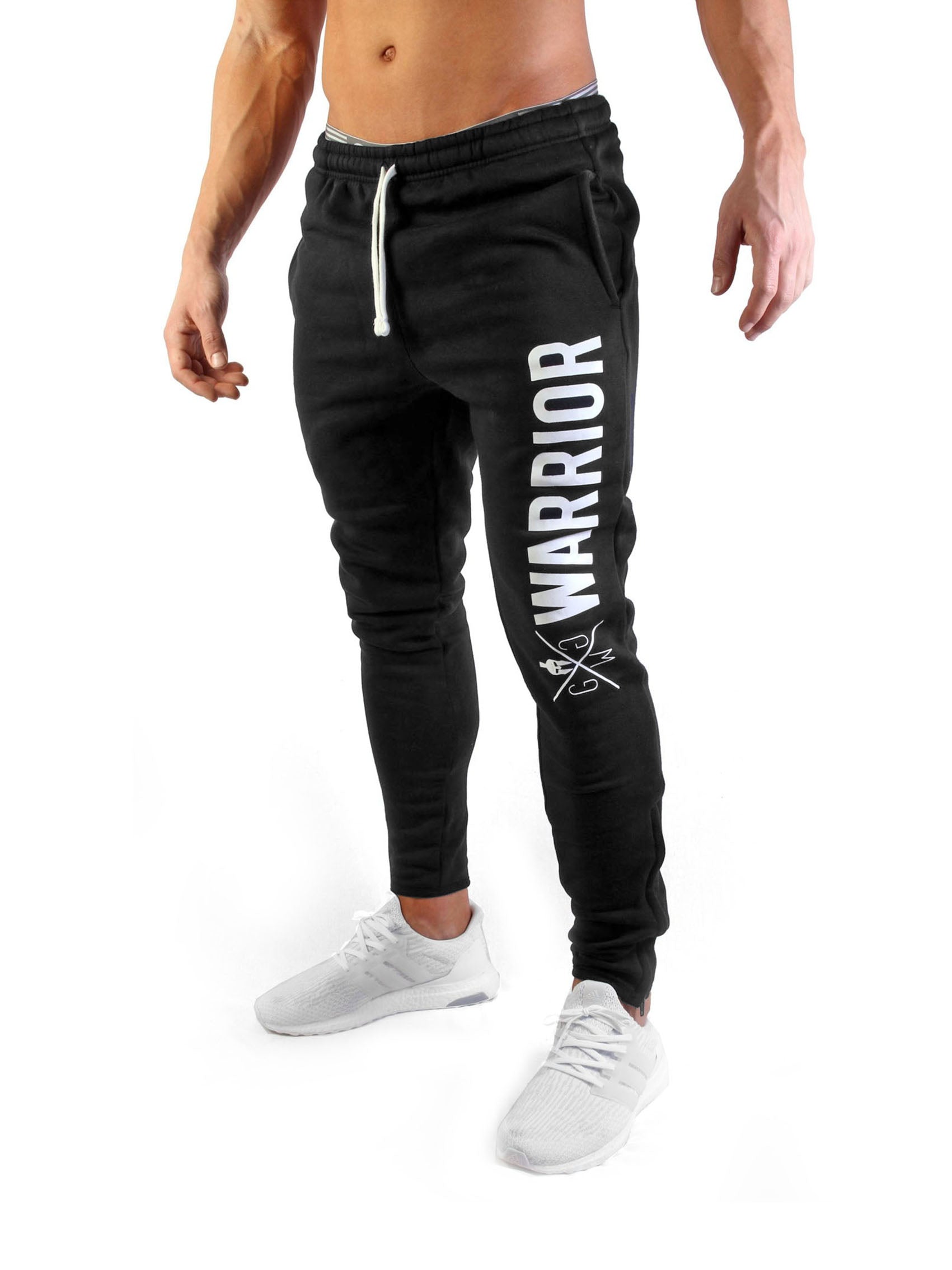 Gym Generation Gym Pants Schwarz – Warrior Print, ideal für intensives Training.