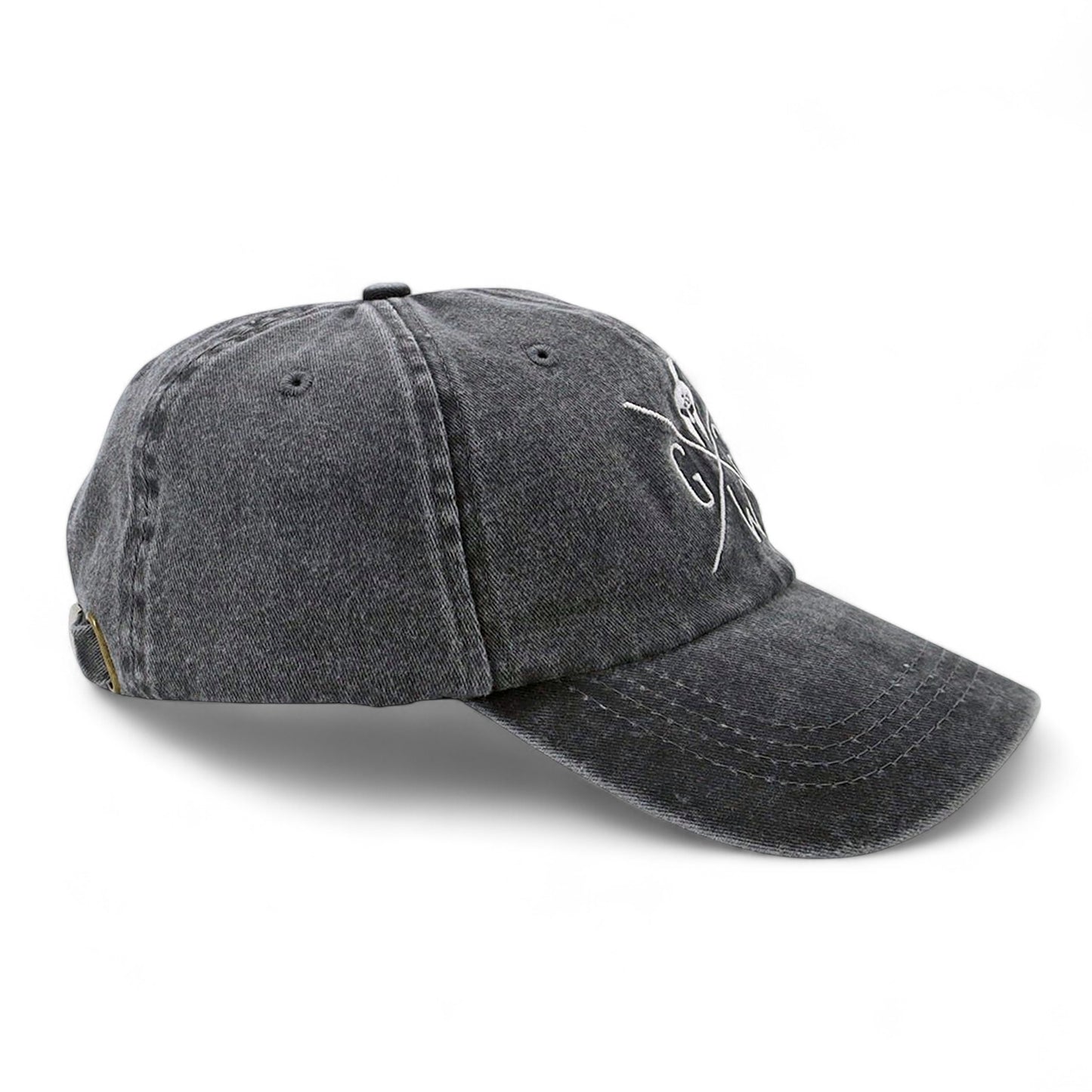 Baseball Cap 'California' - Stonewashed Schwarz