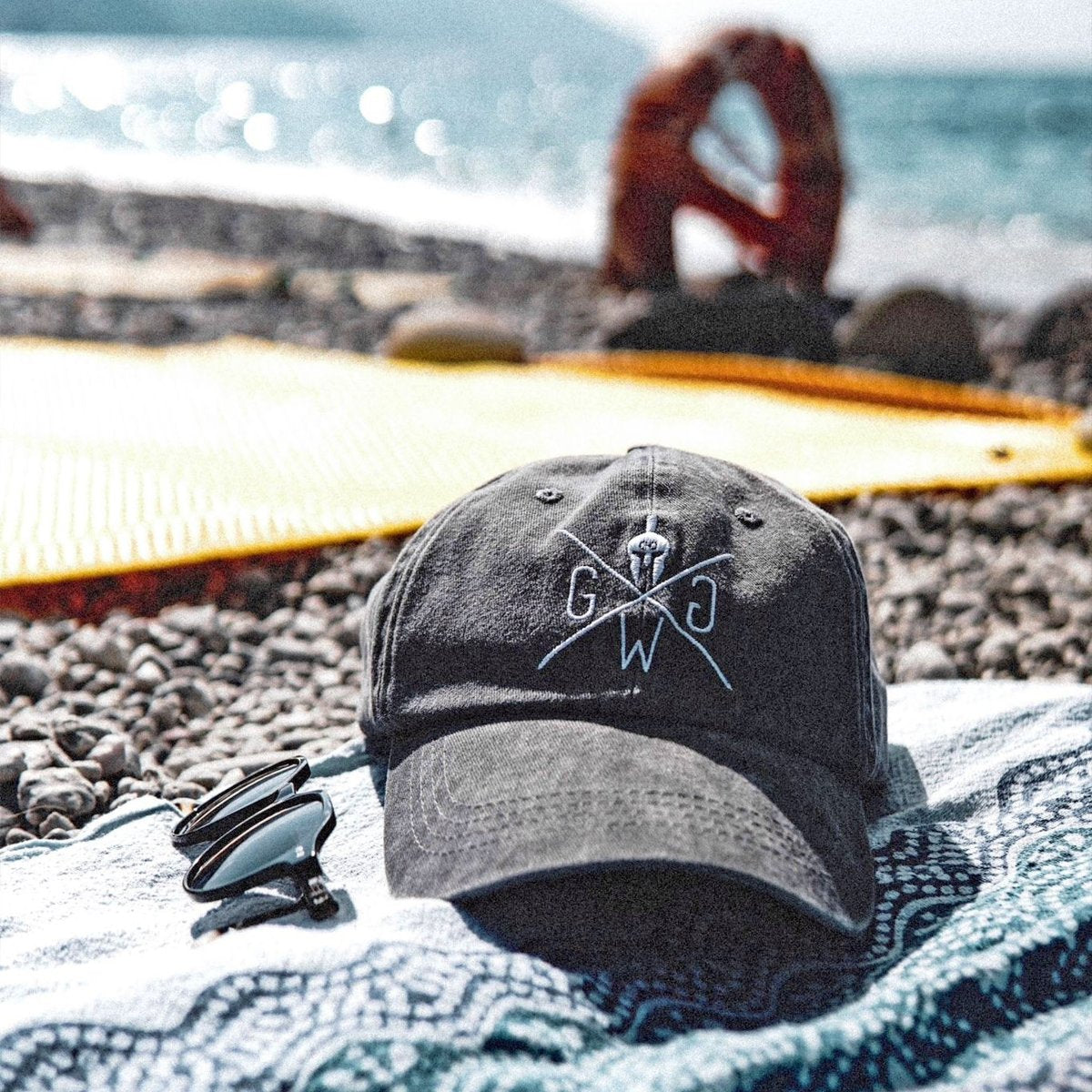 Baseball Cap 'California' - Stonewashed Schwarz