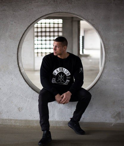 Herren Sweatshirt mit Warrior-Statement – Gym Generation Fight Club Design, perfekt kombinierbar mit Jogginghosen, Jeans oder Sportwear.