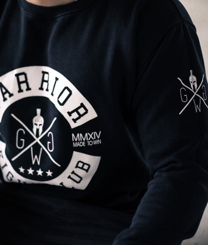 Schwarzes Gym Generation Sweatshirt, ideal für Workouts und entspannte Tage in der City
