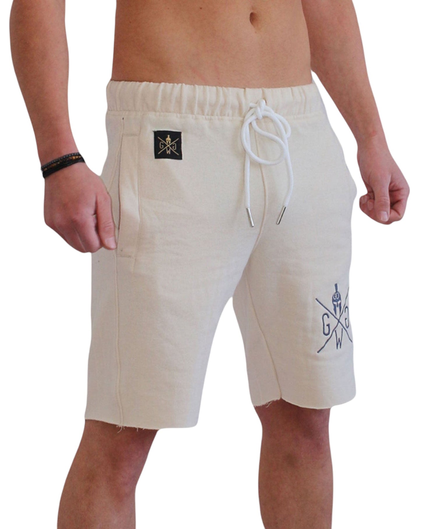 Herren Shorts "Off White" von Gym Generation – cleane und vielseitige Sporthosen mit funktionalem und stilvollem Design, ideal für Gym und Freizeit.






