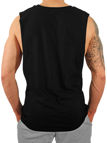 Fitness Tank Top Schwarz – Gym Generation Muskelshirt mit sportlichem Look, optimal für Krafttraining, Cardio und Streetwear-Kombinationen.