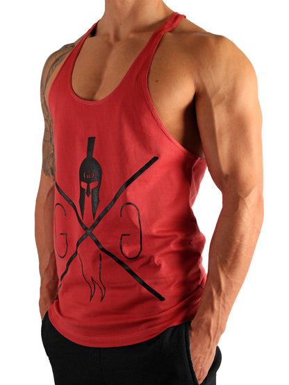 Stylisches und robustes Gym Generation Stringer Tanktop mit 3-fach genähtem Saum – Perfekt für intensive Workouts