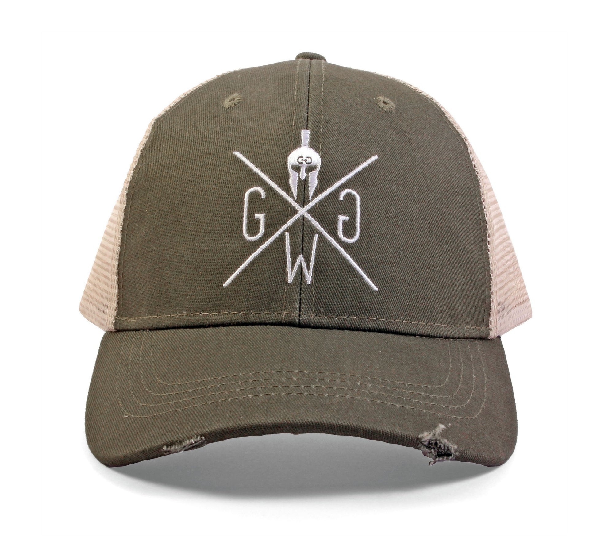 Trucker Cap "Venice" in Washed Olive von Gym Generation