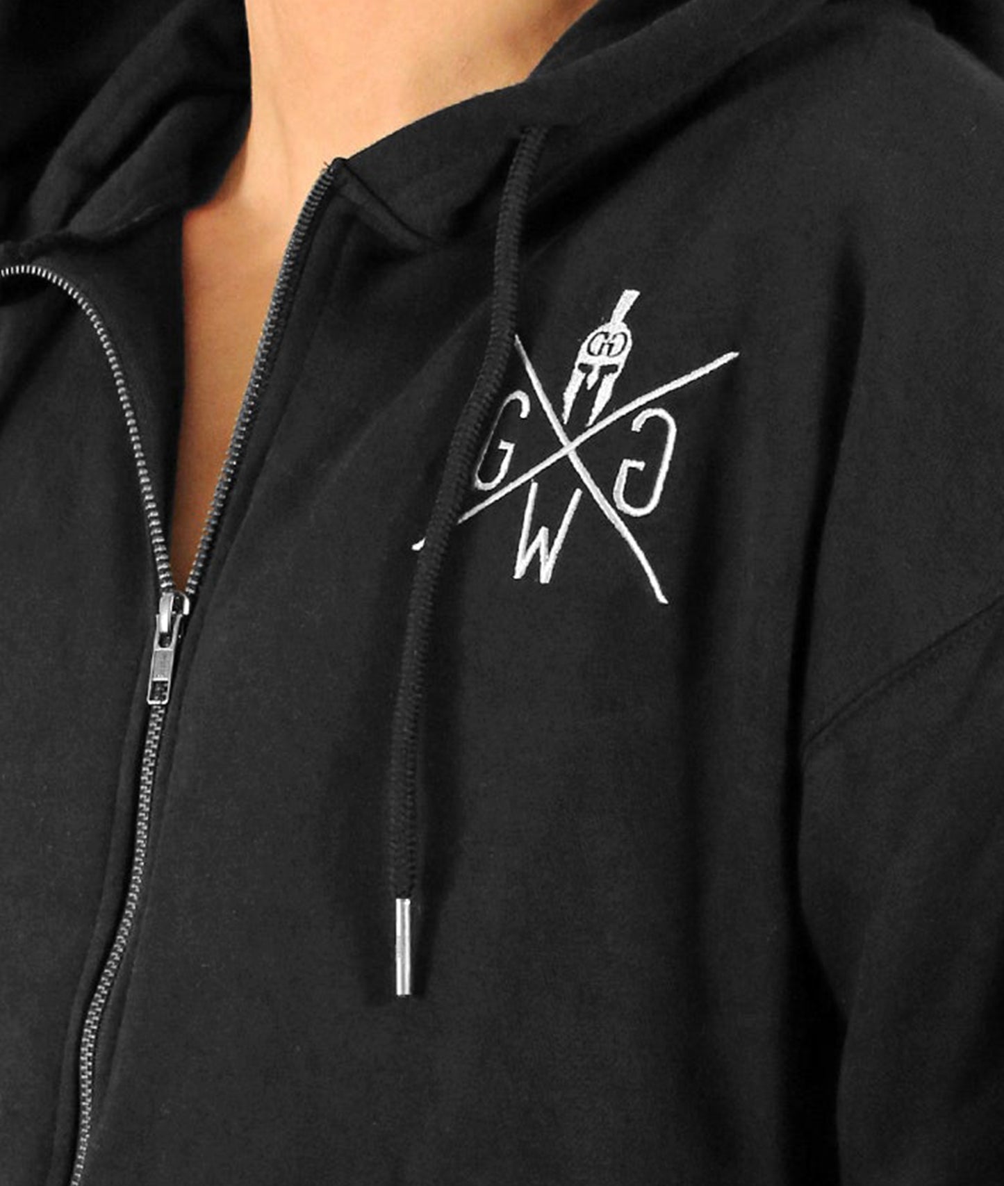 Gym Generation Zipper Hoodie – Minimalistischer Herren Hoodie mit stylischem Rückenprint, ideal als Pump Cover oder für den Alltag.