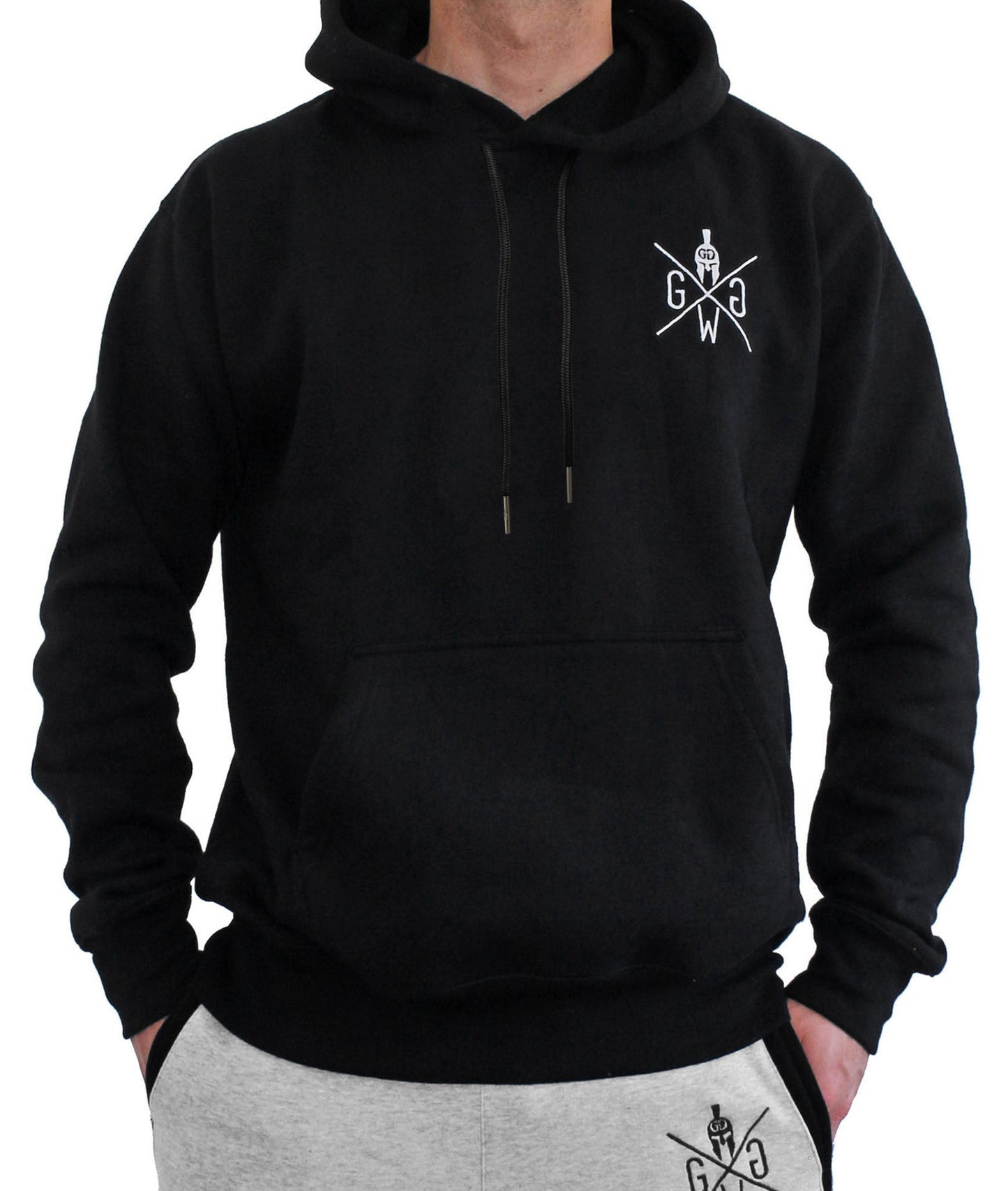 Hoodie Schwarz von Gym Generation – vielseitiger Herren-Kapuzenpullover mit cleanem Design und maximaler Funktionalität für jede Situation.