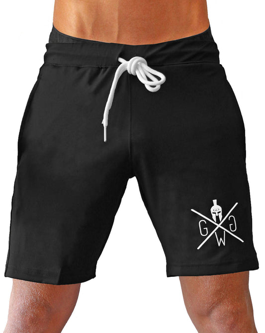 Gym Generation schwarze Herren-Sportshorts – Ideal für Fitness, Workout und Freizeit mit stylischem und bequemem Design