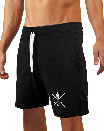 Gym Generation schwarze Fitness-Shorts Herren – Sportliche Shorts für Training, Laufen und Workout mit minimalistischem Look