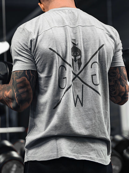 Herren T-Shirt Grau von Gym Generation – Modernes Gym T-Shirt mit urbanem Design, atmungsaktivem Material und vielseitigem Look, perfekt für Training und Freizeit.