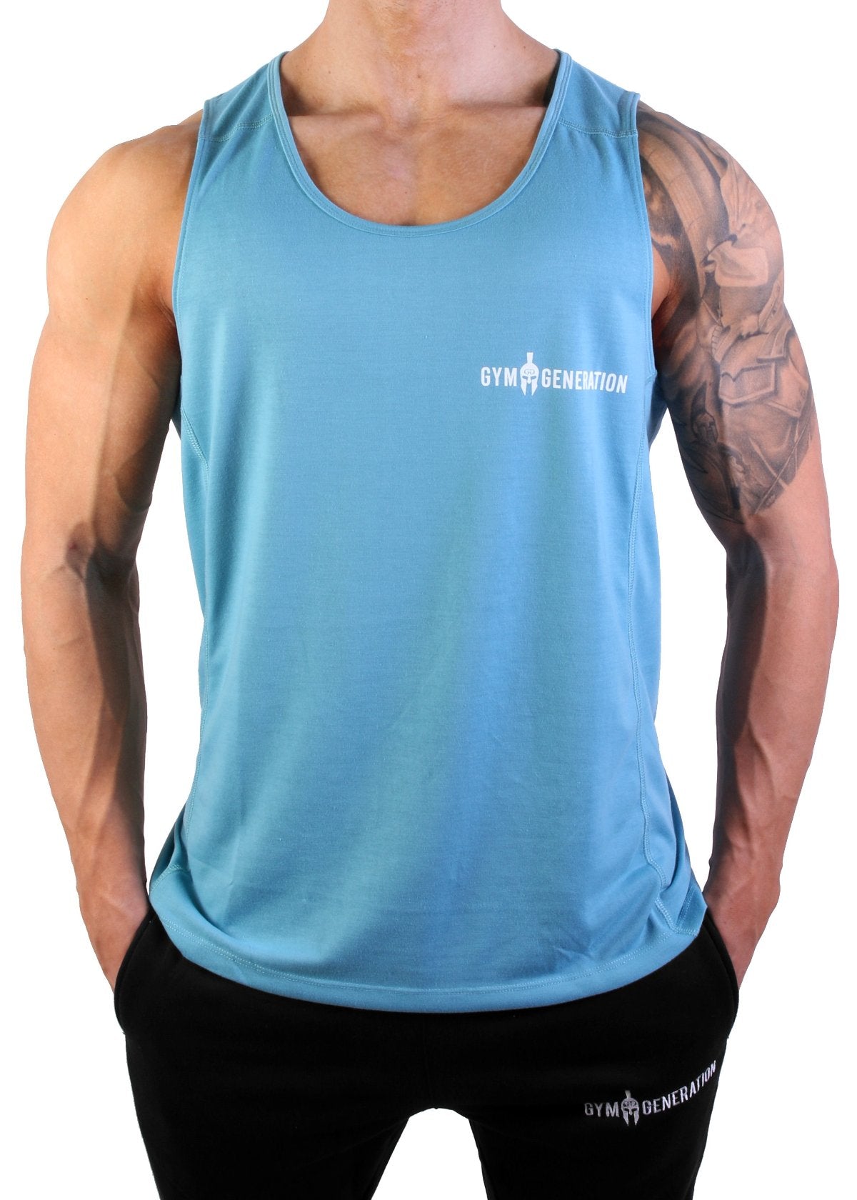 Blaues Sport Tank Top kaufen – Gym Generation Fitnessbekleidung für Männer