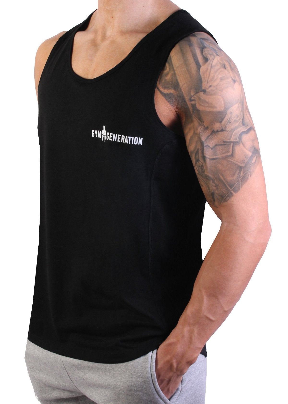 Schwarzes Sport Tank Top für Herren kaufen – Gym Generation Fitnessbekleidung