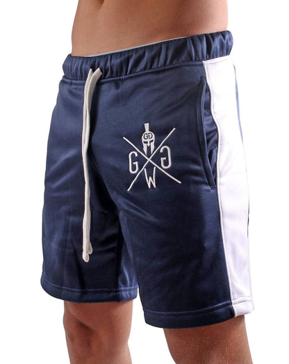 Funktionale Sport Shorts für Männer mit modernem Design in Navy Blau von Gym Generation