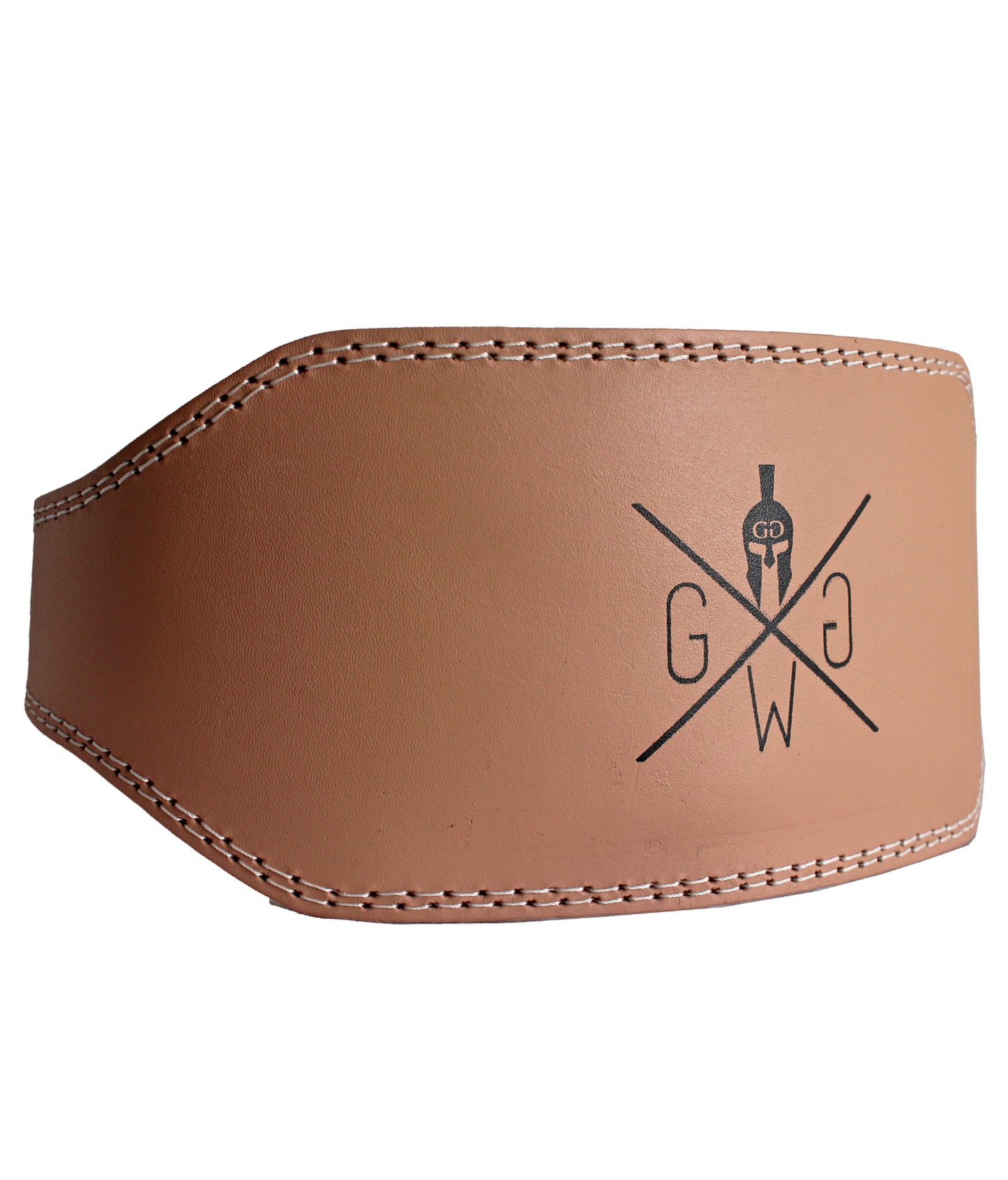 Leather Weightlifting Belt - Brown