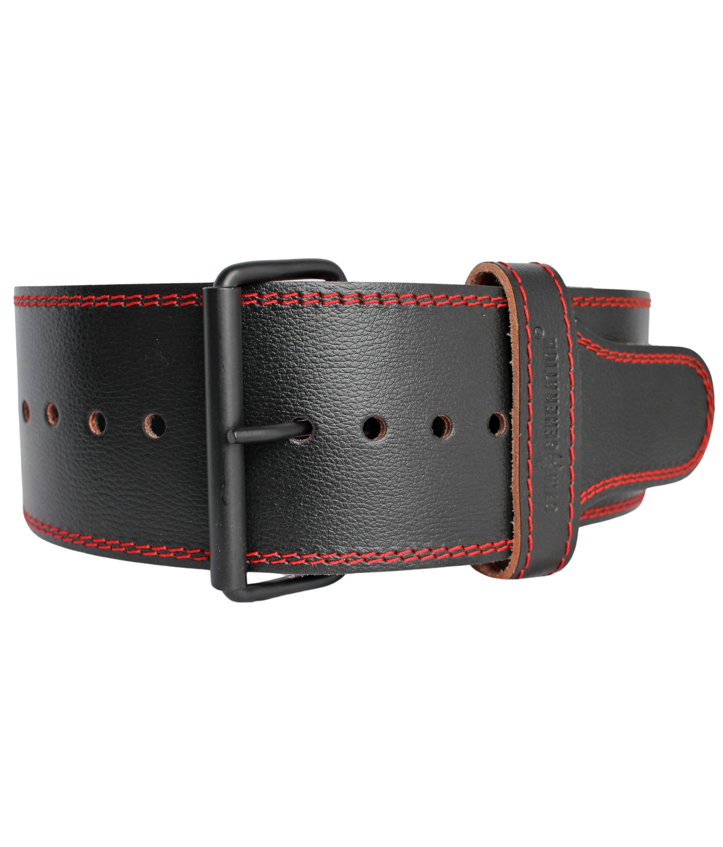 Premium Leather Weightlifting Belt - Black