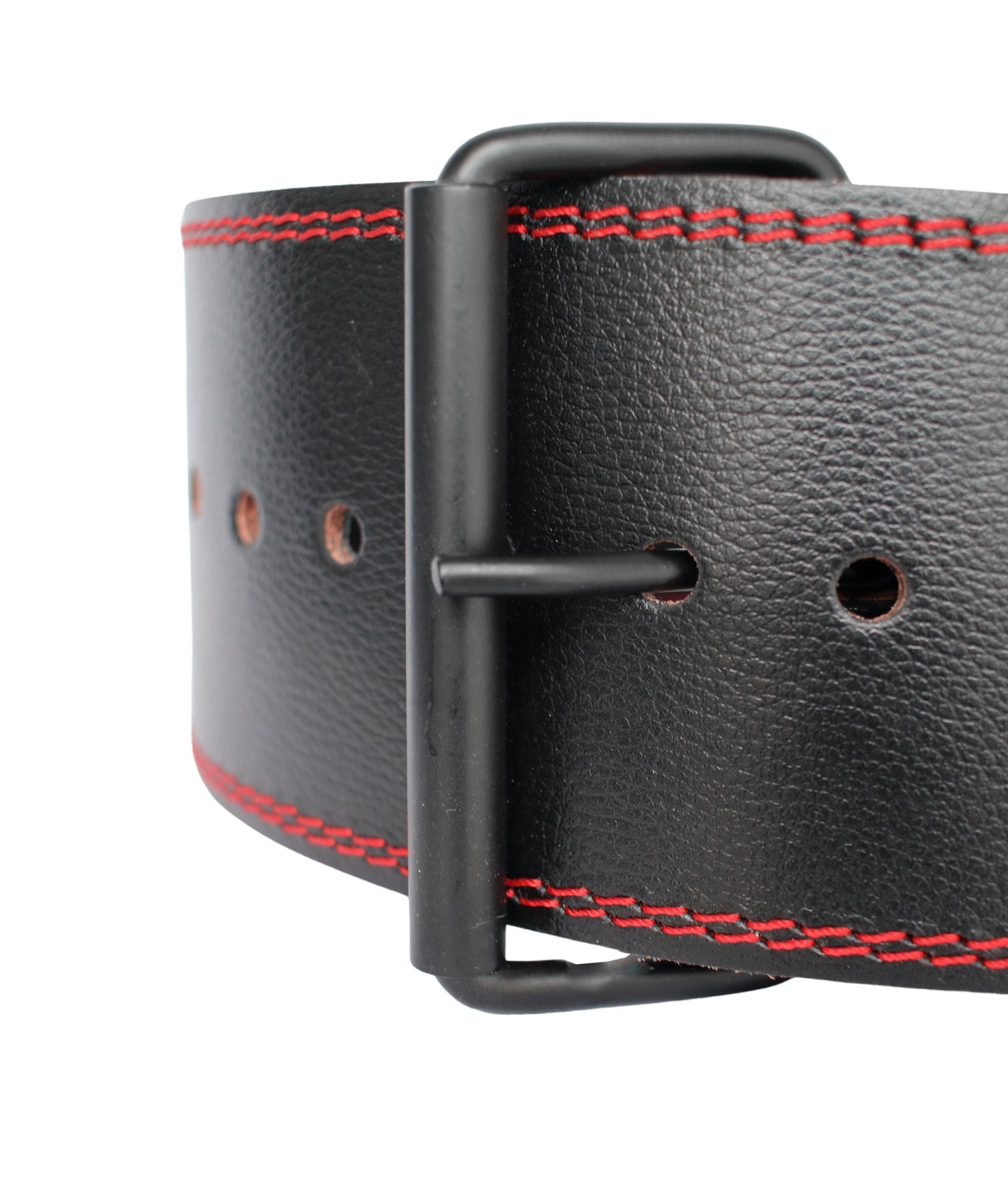 Premium Leather Weightlifting Belt - Black