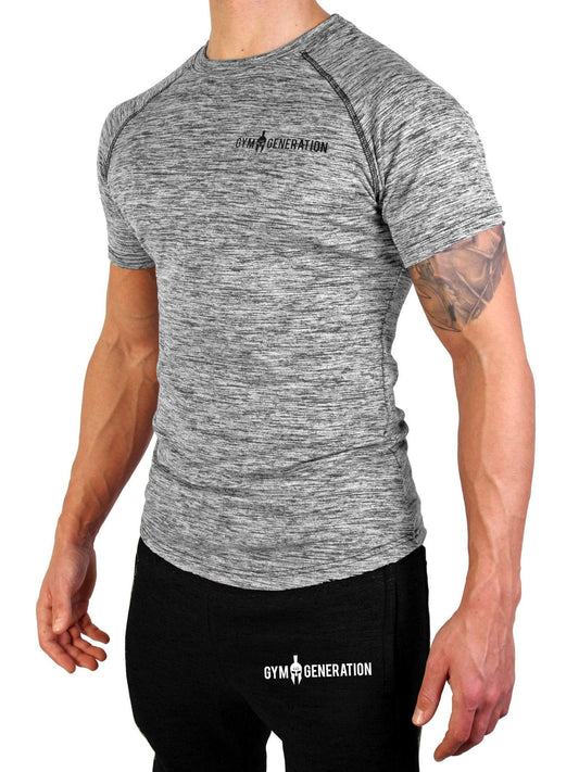 Sport T-Shirt Raglan - Grau