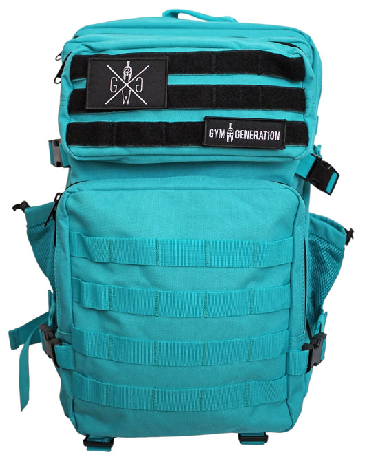 Reise Rucksack Surf Blue – 45L Handgepäck-tauglicher Rucksack mit spritzwassergeschütztem Material, ideal für Strand, Backpacking und Abenteuerreisen.