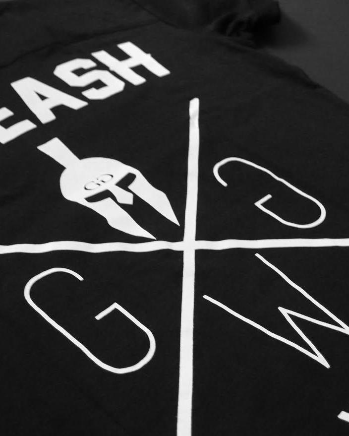 T-shirt de gym 'Unleash your Warrior' - noir