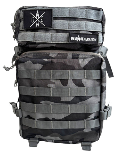 Camo Rucksack von Gym Generation mit 45 L Fassungsvermögen