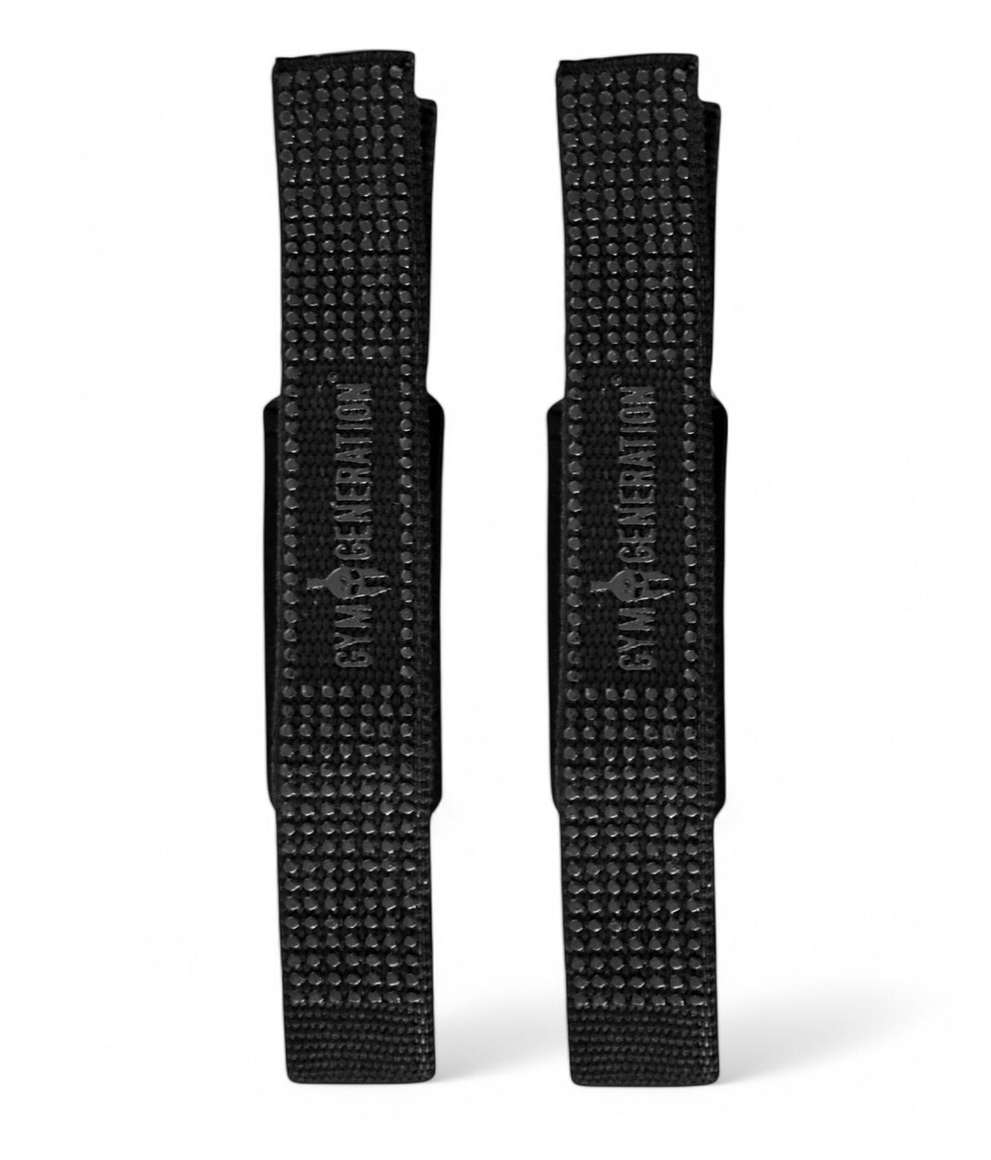 Schwarze Fitness Zughilfen – Robuste und strapazierfähige Lifting Straps für maximale Griffkraft und Stabilität beim Powerlifting, Kreuzheben und Klimmzügen.