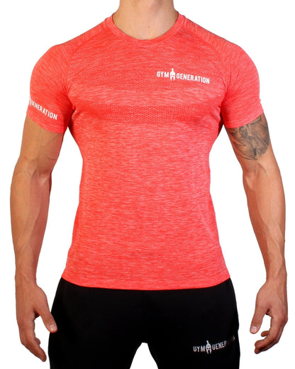 Athletisches rotes T-Shirt von Gym Generation – ideal für Training und Freizeit