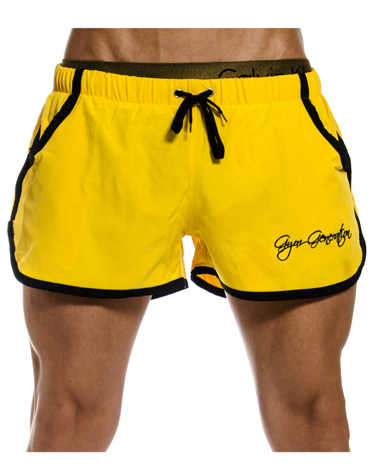 Aesthetic Gym Shorts - Gelb - Gym Generation®--www.gymgeneration.ch