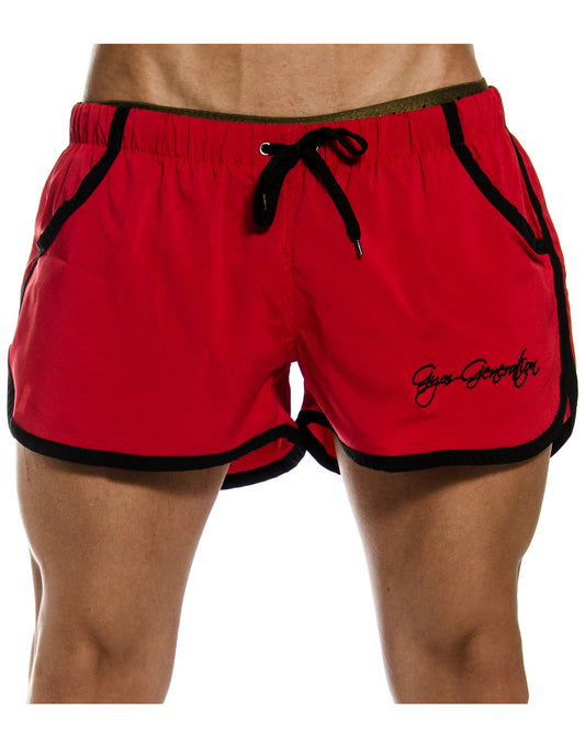 Aesthetic Gym Shorts - Rot - Gym Generation®--www.gymgeneration.ch