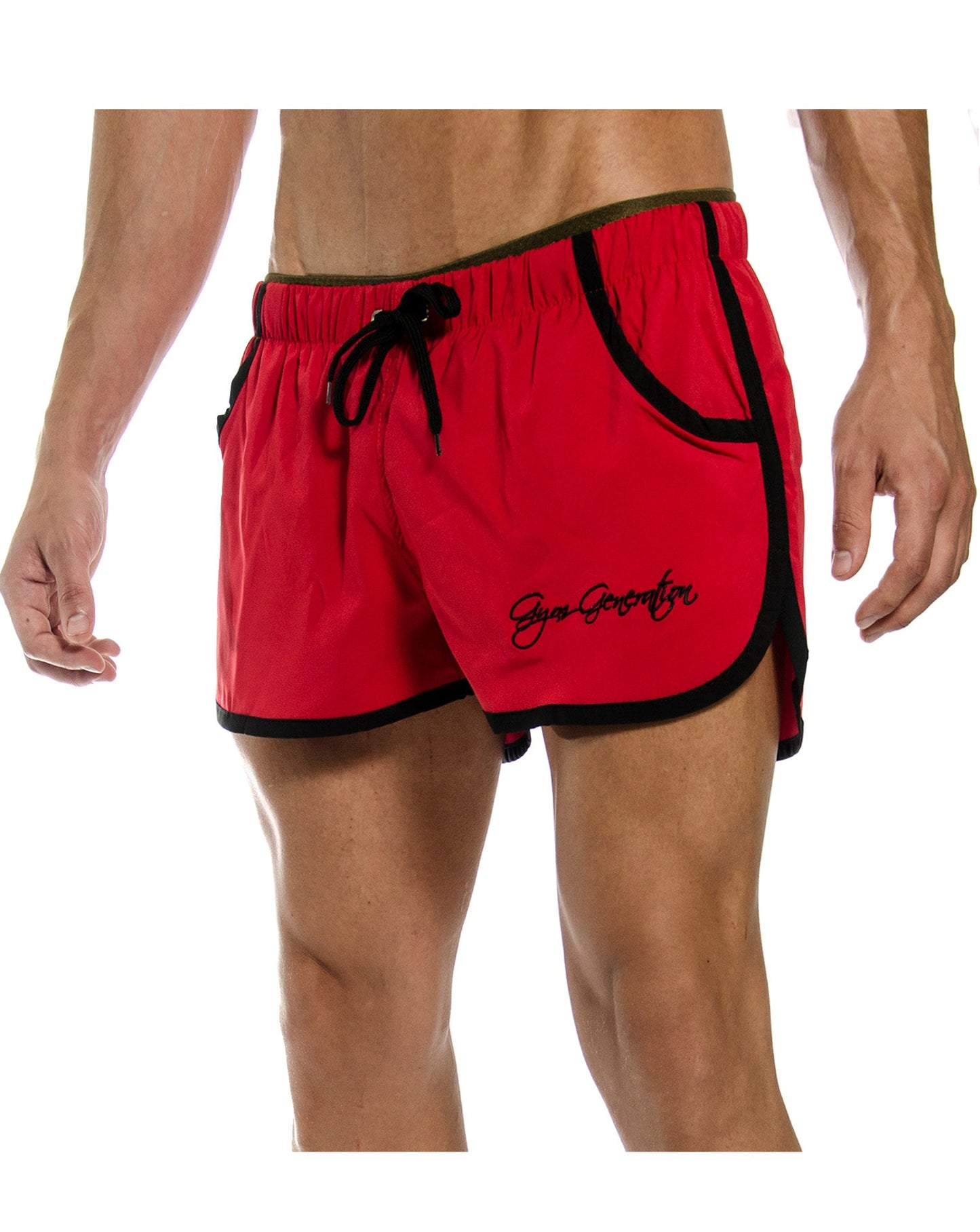Aesthetic Gym Shorts - Rot - Gym Generation®--www.gymgeneration.ch