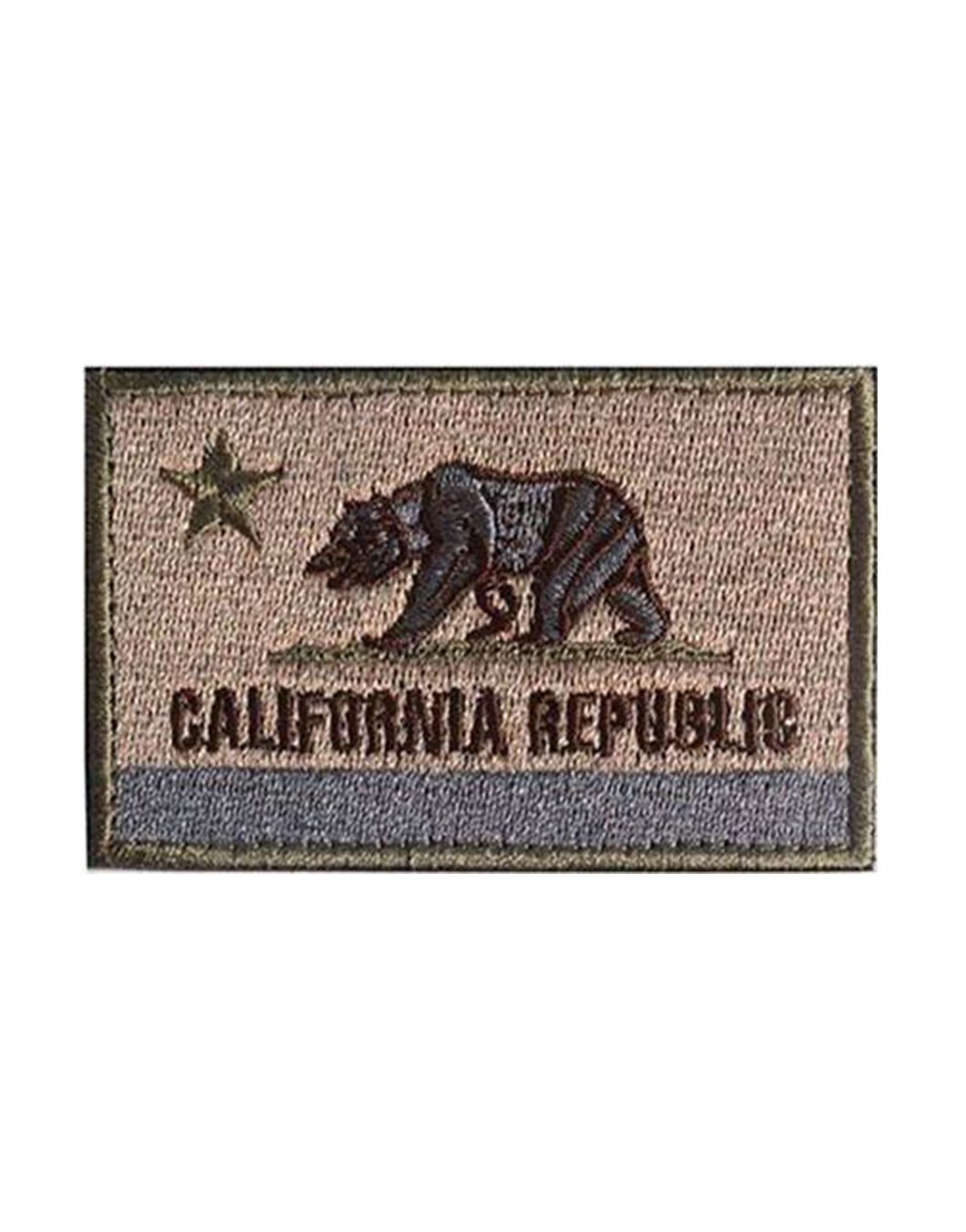 California Republic Patch in Gold von Gym Generation – edles Design mit hochwertigem Klettverschluss, perfekt für Kleidung und Accessoires mit Stil.