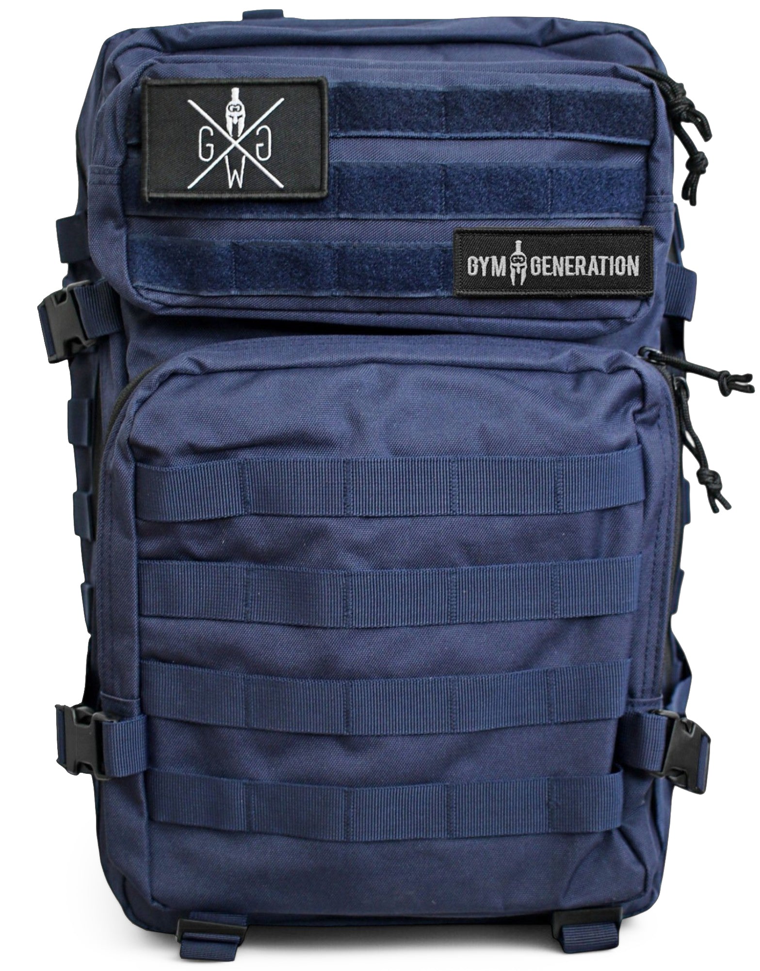 Gym Rucksack Navy Blau – Vielseitiger Fitness- und Reise-Rucksack von Gym Generation, ideal für Sport, Reisen und Alltag, mit stylischem Design und großem Stauraum.