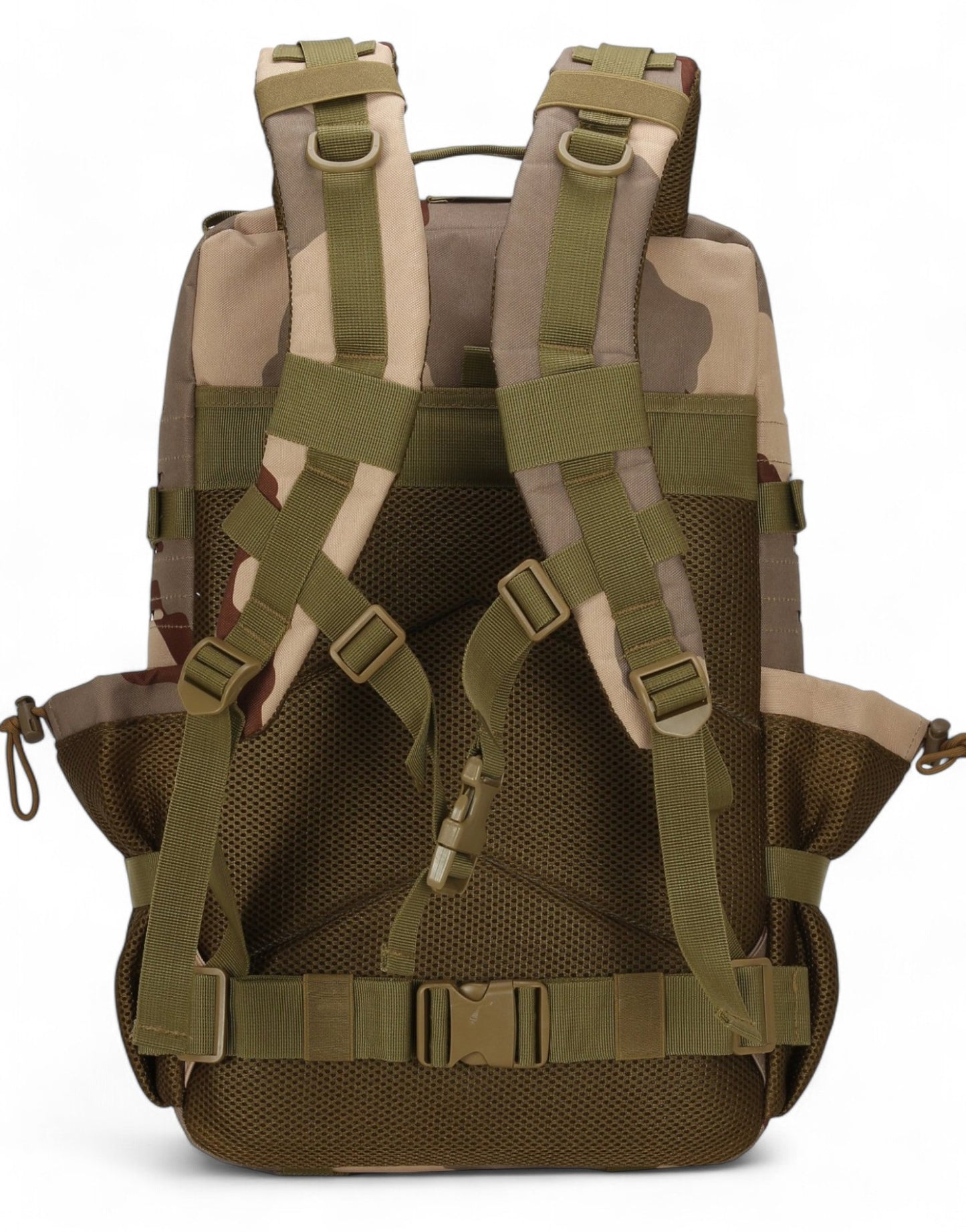 Gym Rucksack Desert Camo – Vielseitiger Explorer Rucksack mit robustem Design, 180-Grad-Öffnung und ergonomischen Gurten, ideal für Fitness und Abenteuer.