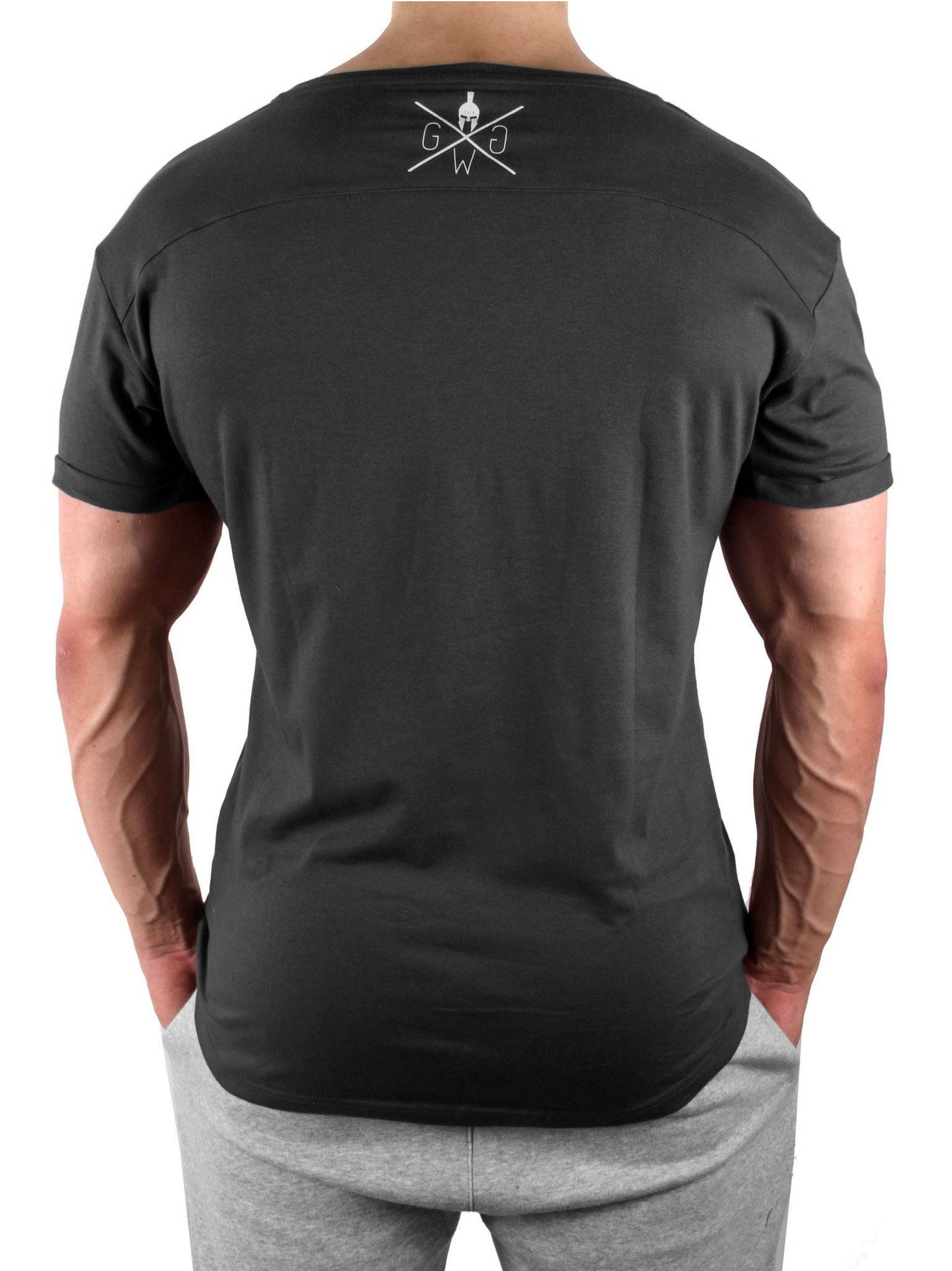 GG Club T-Shirt - Gunmetal - Gym Generation®--www.gymgeneration.ch