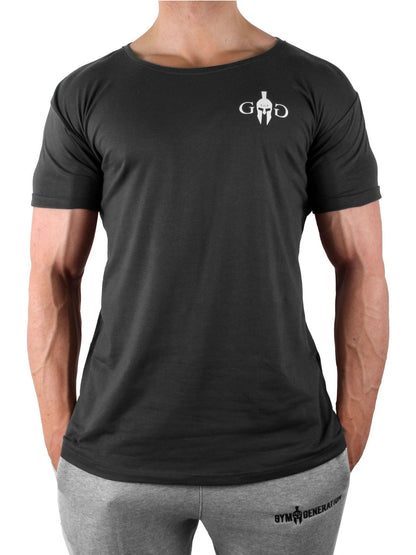 GG Club T-Shirt - Gunmetal - Gym Generation®--www.gymgeneration.ch