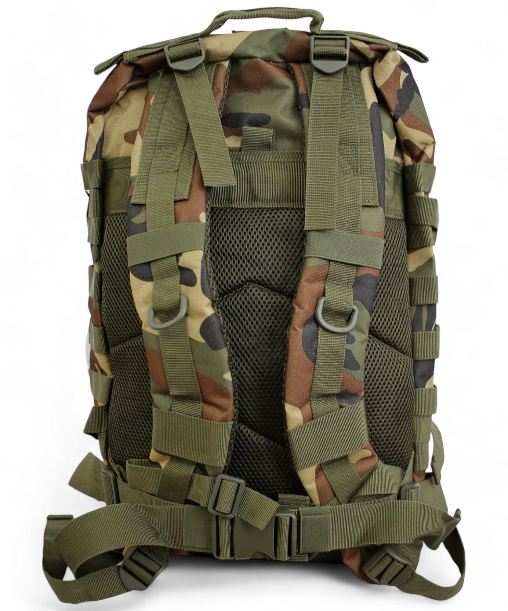 Camo Rucksack für Fitness – Robuster Gym Generation Rucksack mit Klettfläche, ideal für Sport, Wandern und Reisen, mit 45L Volumen und Handgepäckgröße.