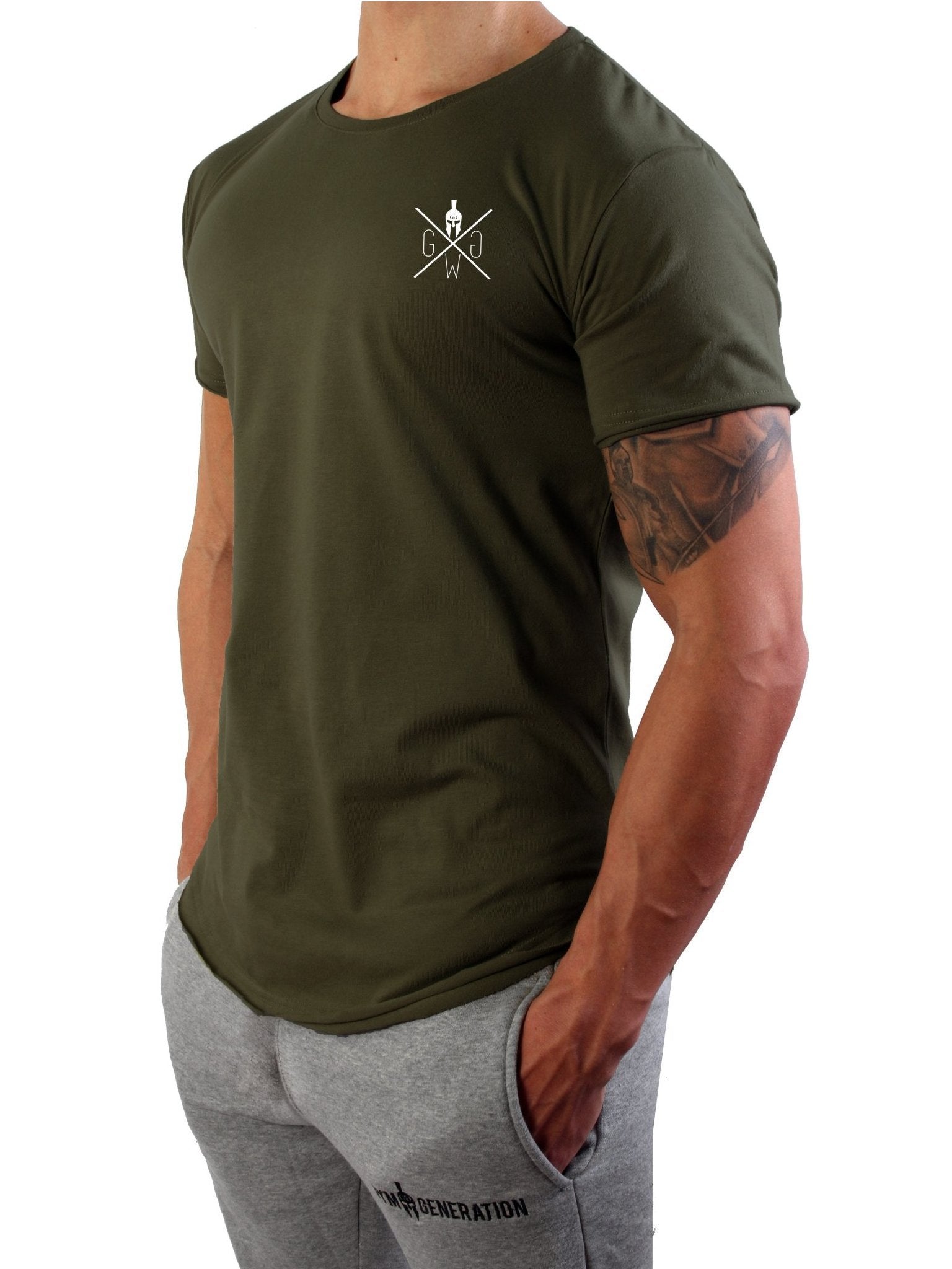 Warrior T-Shirt von Gym Generation, perfekt kombinierbar mit Jeans oder Shorts für lässige Looks.