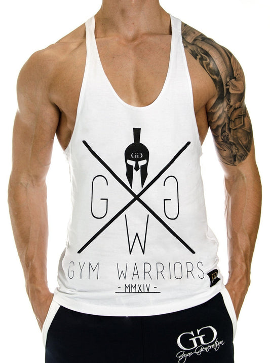 Gym Warriors Stringer - Weiss - Gym Generation®--www.gymgeneration.ch