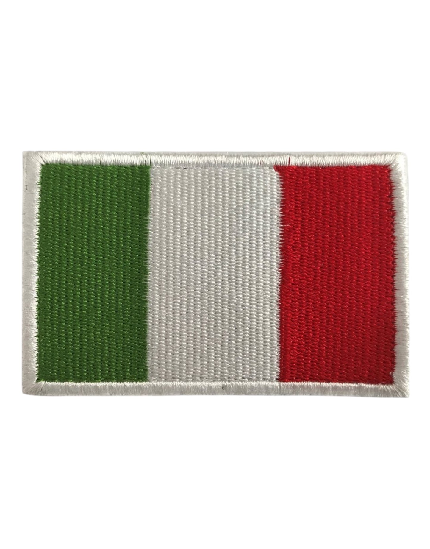 Italien Flagge Patch mit Klettverschluss von Gym Generation – zeige deinen italienischen Stolz mit diesem hochwertigen Design, ideal für Kleidung, Rucksäcke und Accessoires.