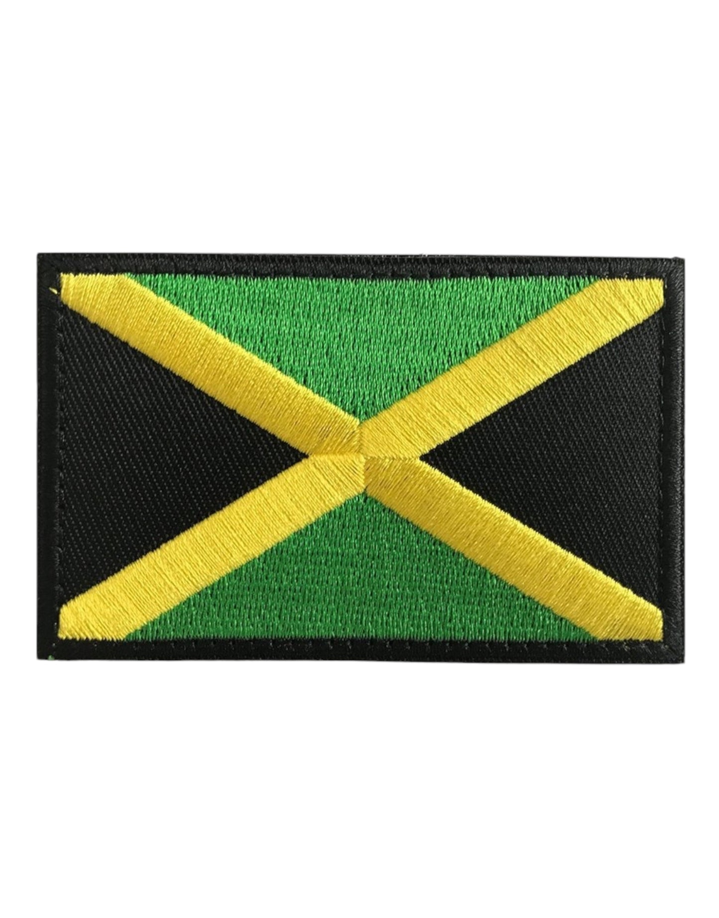 Jamaica Flagge Patch mit Klettverschluss – lebe den Spirit der Karibik mit diesem hochwertigen Patch, ideal für Kleidung, Taschen und Outdoor-Ausrüstung.