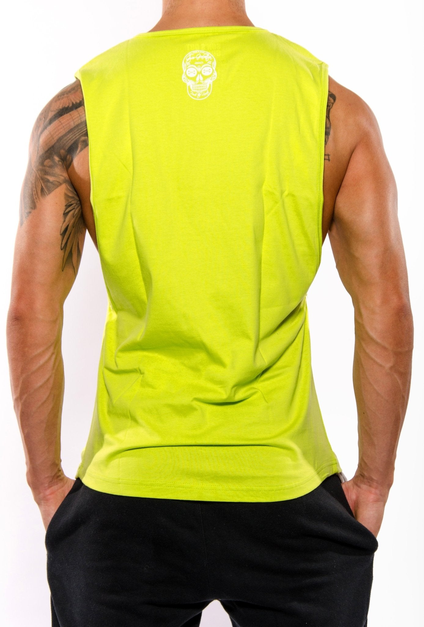 La Catrina Muscle Tank Top - Lime - Gym Generation®--www.gymgeneration.ch