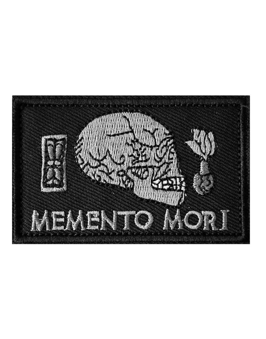 Memento Mori Patch mit Klettverschluss - Gym Generation®--www.gymgeneration.ch