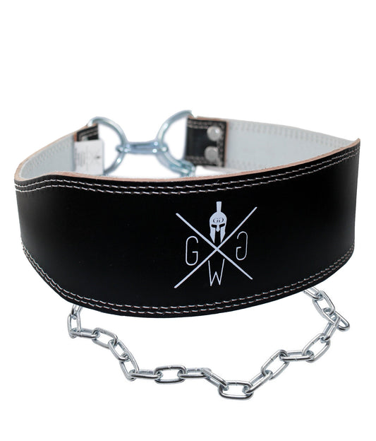 Premium Dip Belt aus Leder mit Stahl Kette - Gym Generation®--www.gymgeneration.ch