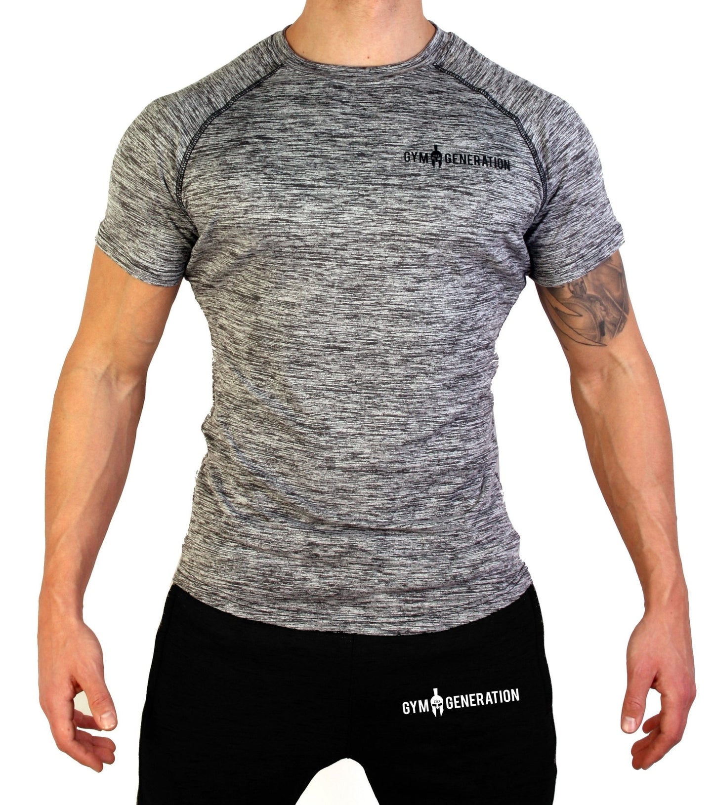 Raglan Sport T-Shirt - Cool Grey - Gym Generation®--www.gymgeneration.ch