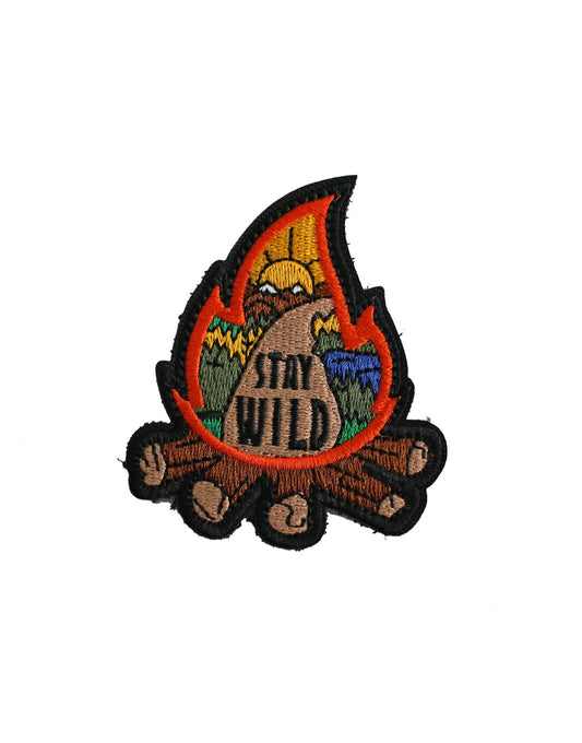 Stay Wild Campfire Patch - Gym Generation®--www.gymgeneration.ch