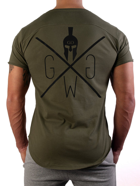 Urban Warrior T-Shirt - Olive - Gym Generation®--www.gymgeneration.ch